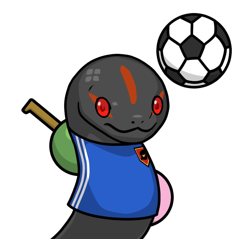 Orochi-Soccer player-Black #01437