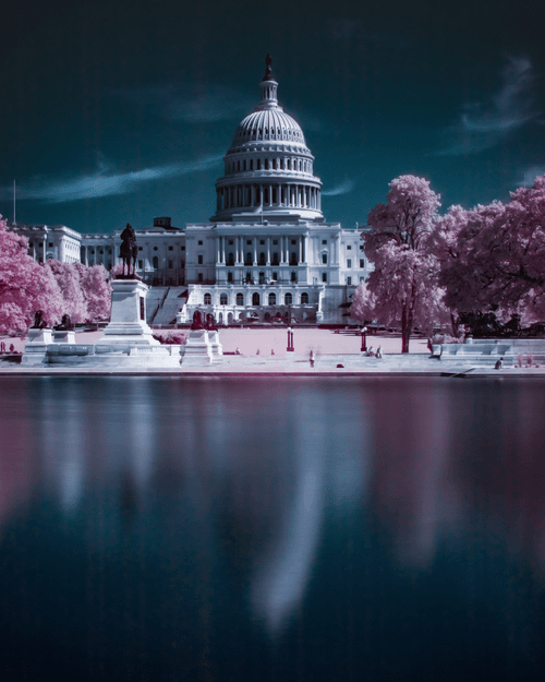 Infrared #001 - The Capitol and The Reflecting Pool