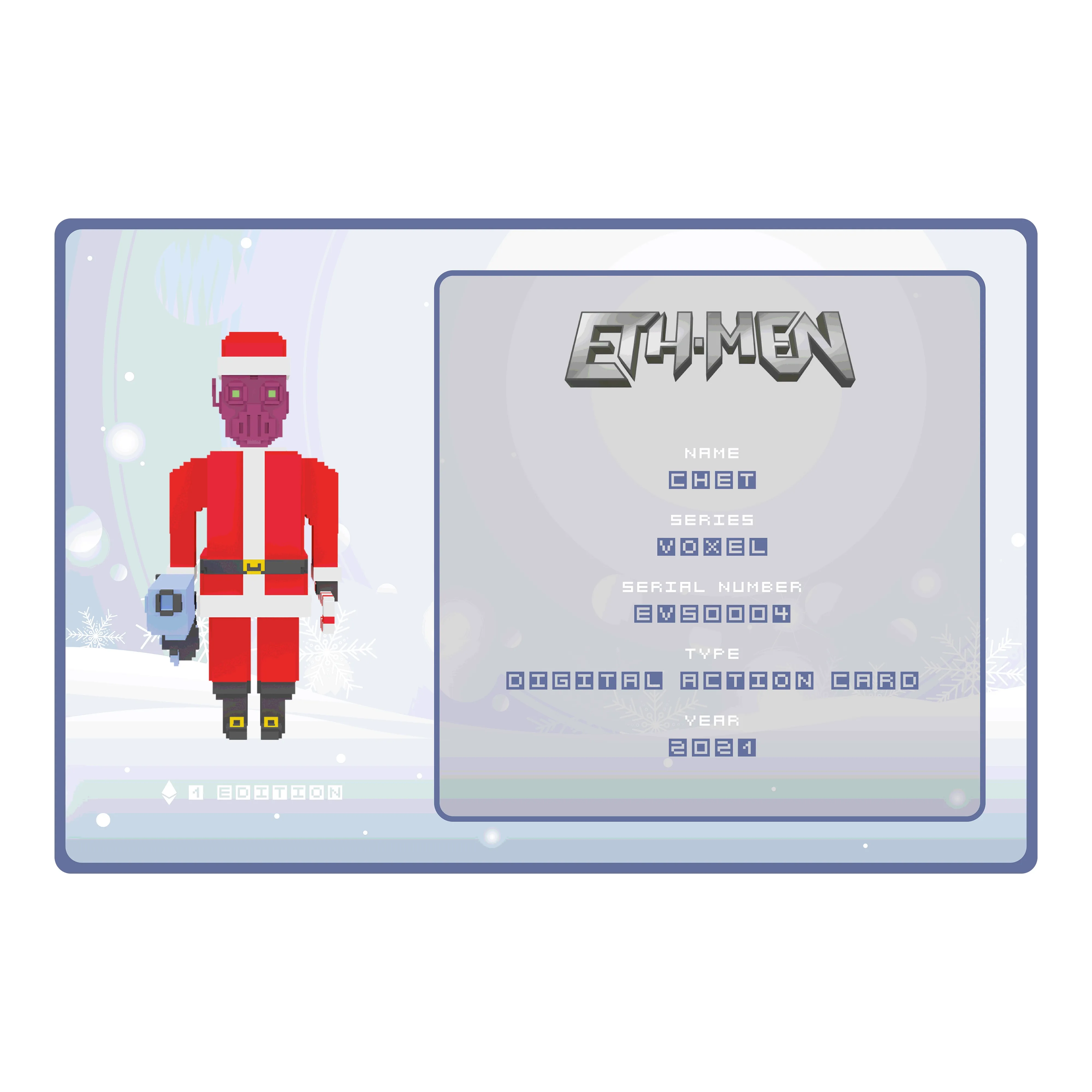 CHET / EVS0004 - Digital Action Card / ETH-MEN Exclusive