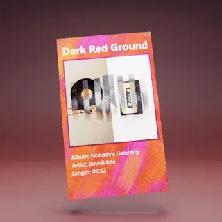 #1 Dark Red Ground 7/10