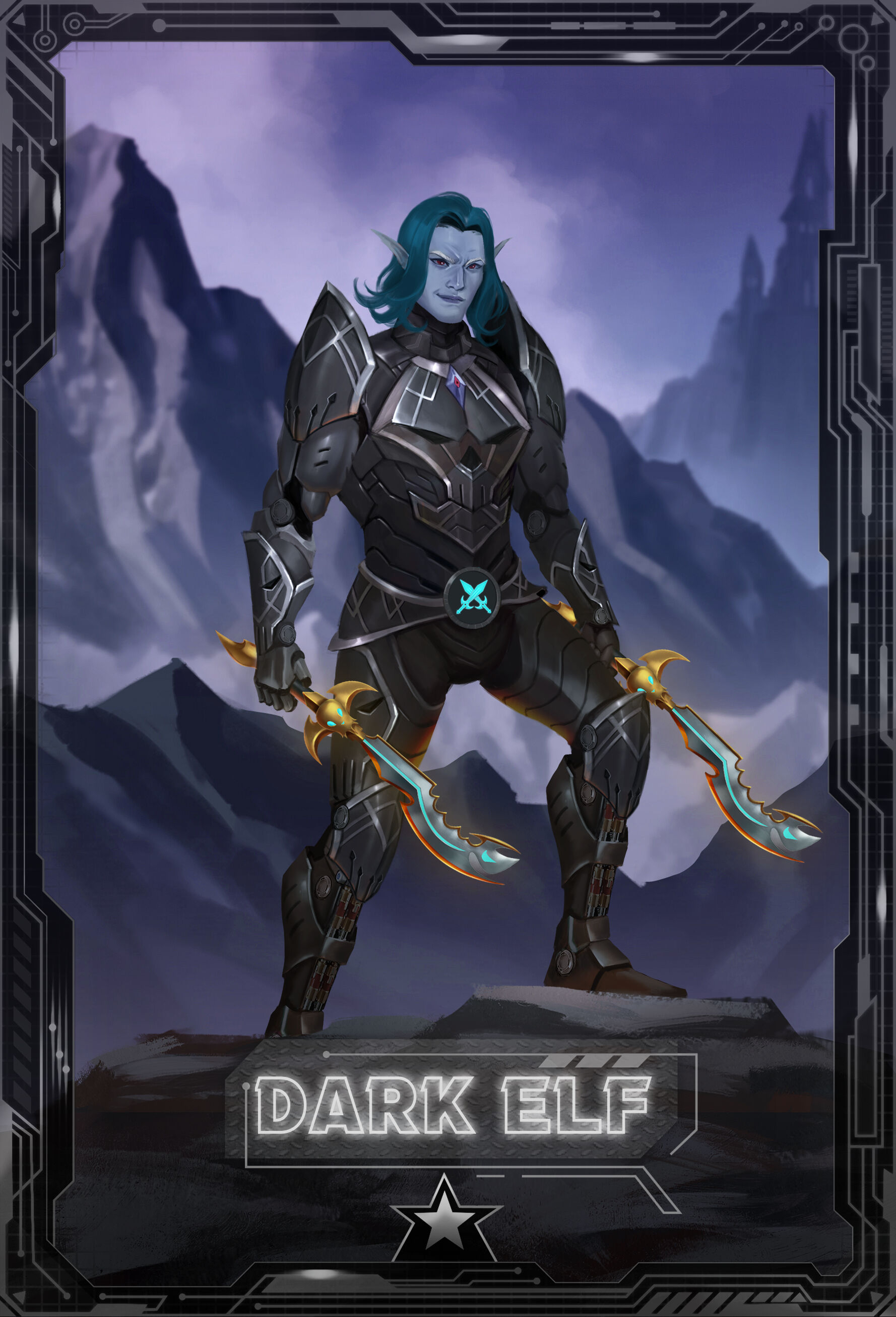 Cyborg Dark Elf Tier1 #1367