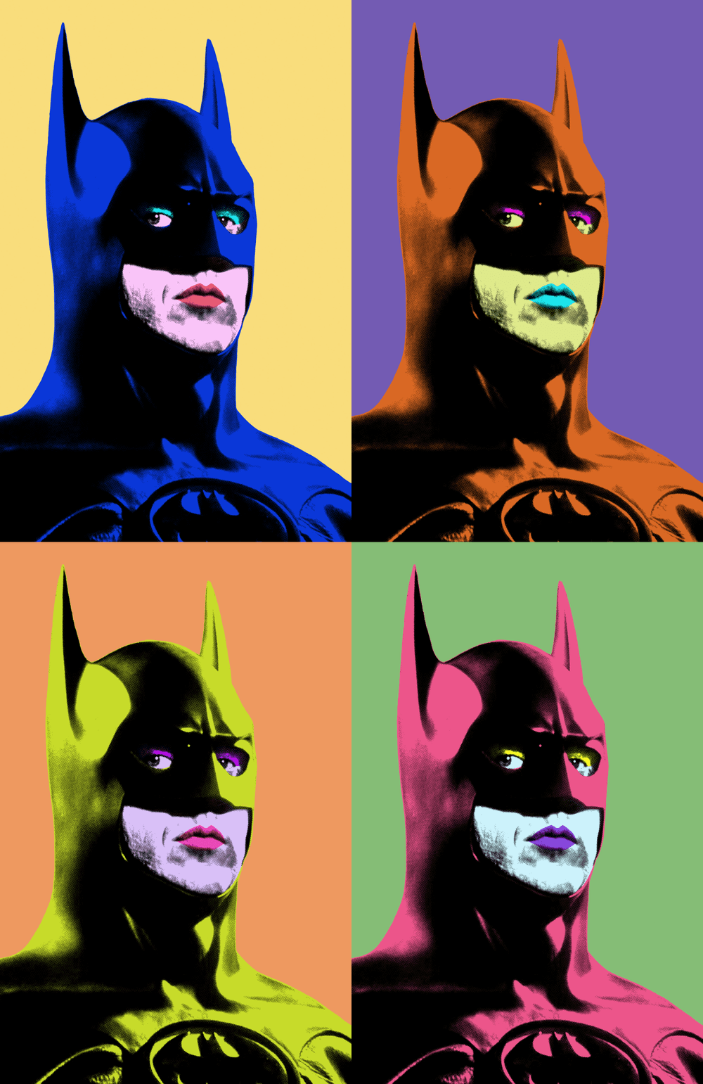 Batman / Michael Keaton / Andy Warhol Style - Batman World | OpenSea