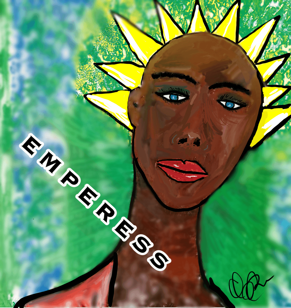 Emperess - Major Arcana #4 of the Vagobond Bald Jesus Tarot