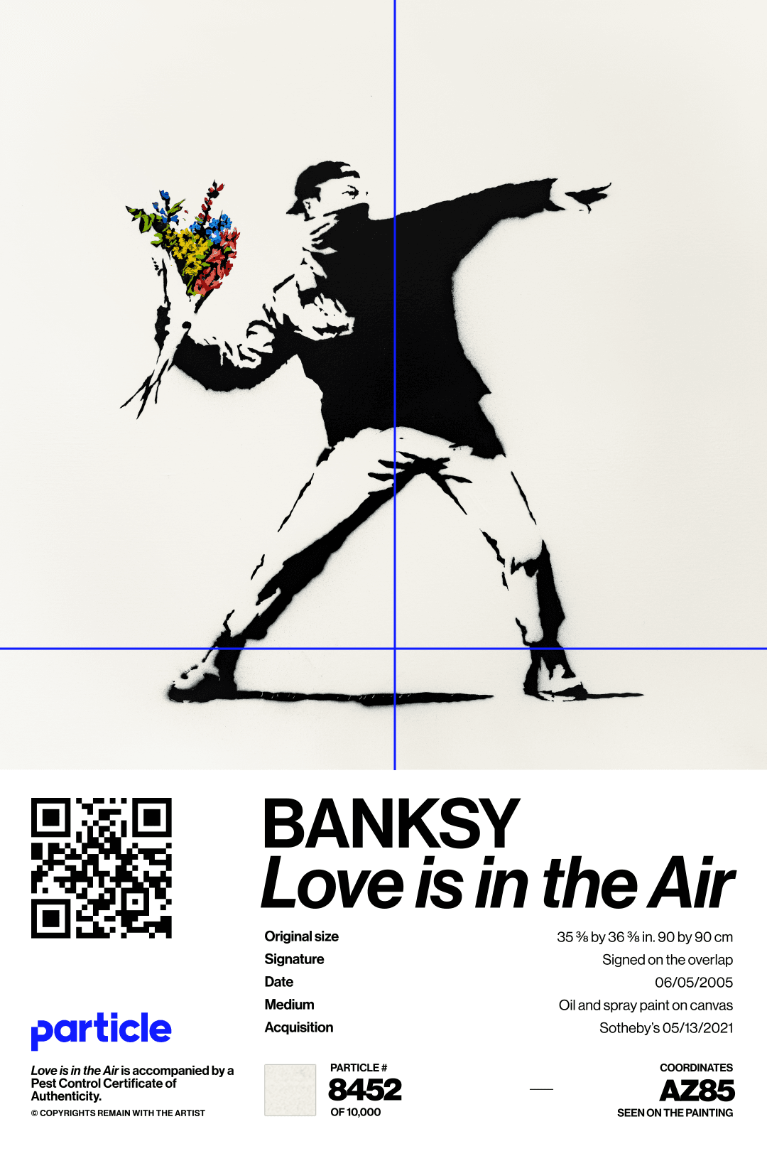 Banksy | Love Is In The Air #8452