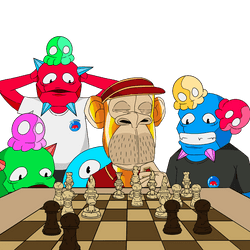 The Bored Ape Chess Set by IsmToys collection image