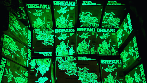 Glow-In-the-Dark Comic  Street Mech Mint Disk Standard Edition V2