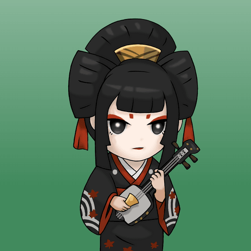 Kawaii CryptoNinja #023 Benten - 弁天