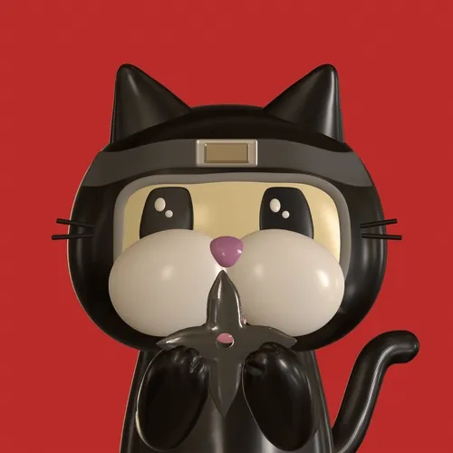 Cat is licking something #190