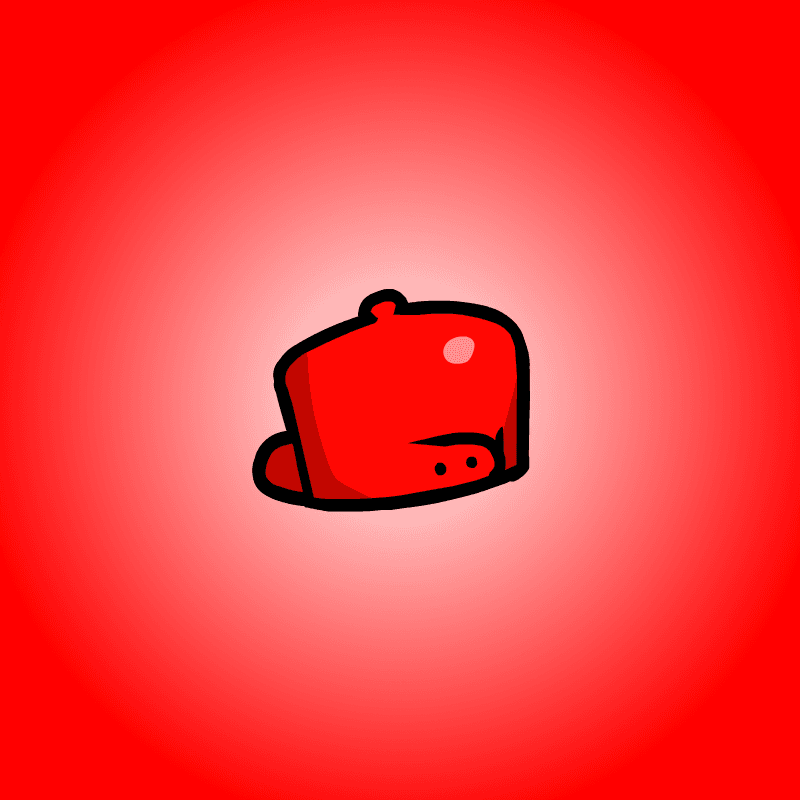 Red Backwards Hat