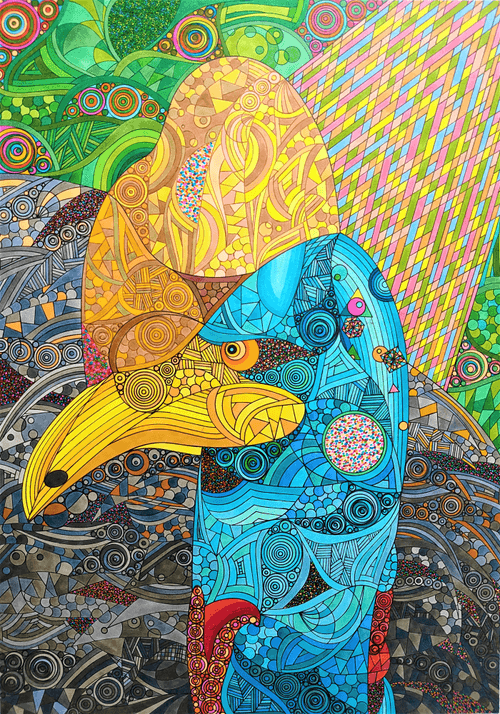 chihiro  colorful animals