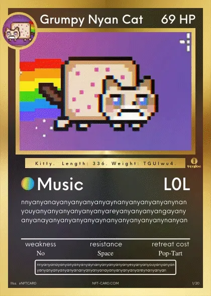 NFT Card 1st Edition