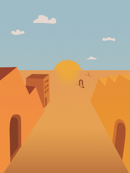 Sunrise on planet Khawat