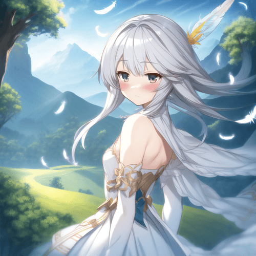 White bird #000
