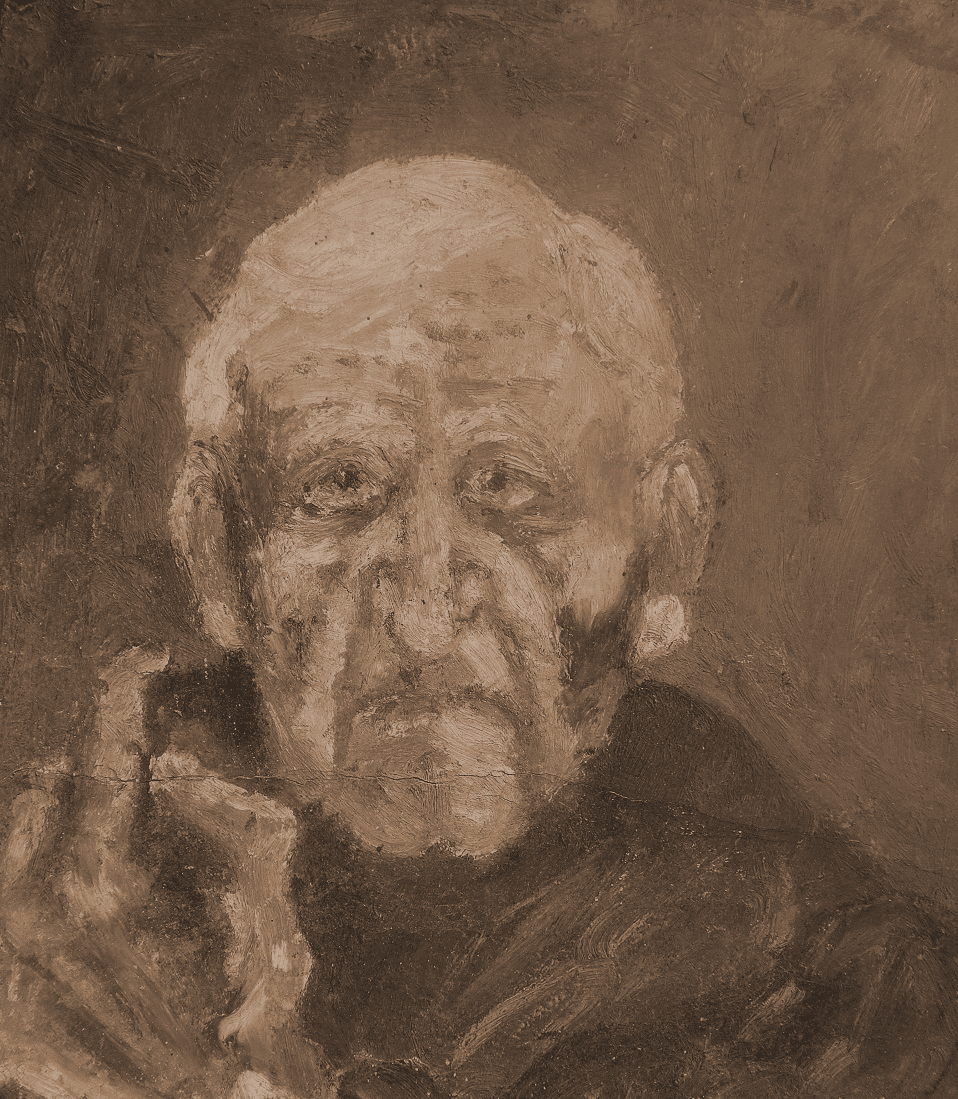 Old Age  Portrait - Oil Painting #2