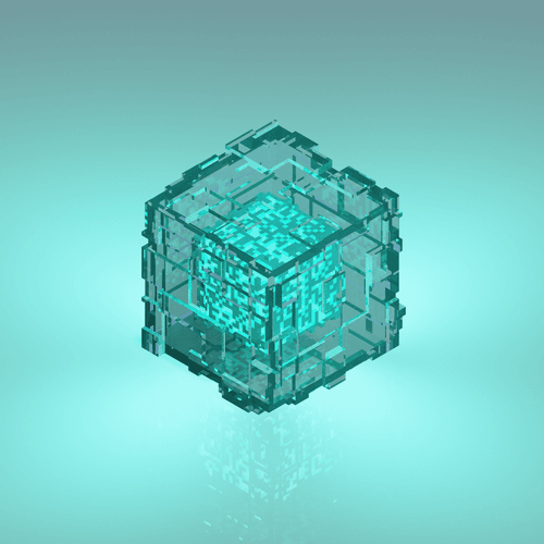 VoxCube Alpha Turquoise-Turquoise