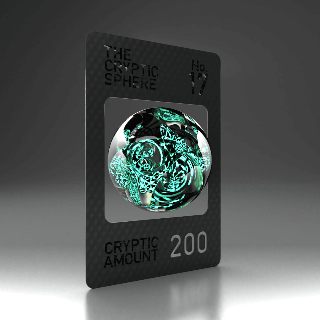 The Cryptic Sphere, Animated Trading Card No. 17