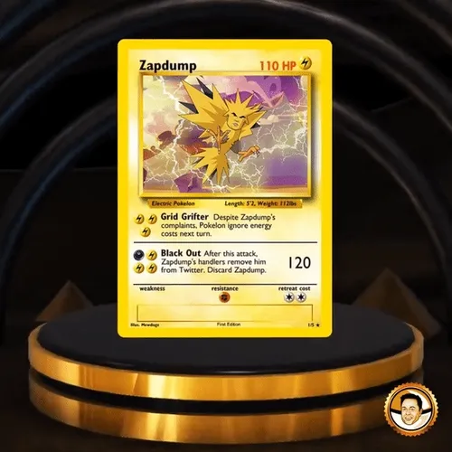  POKELON #145: Zapdump (Legendary) (1E)