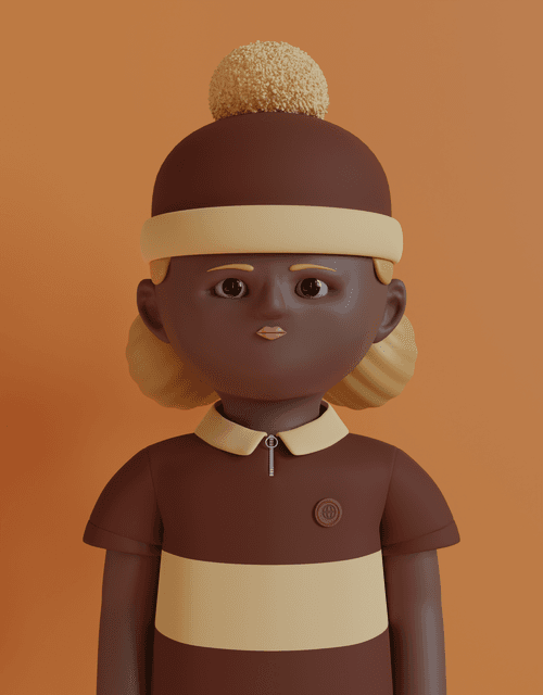 Kelly Ho. Tinyfaces is a collection of generative whimsical 3D characters living as NFTs on the blockchain. Each character is entirely unique and is generated by combining hundreds of attributes such as color palettes, skin tones, facial traits, outfits and accessories.