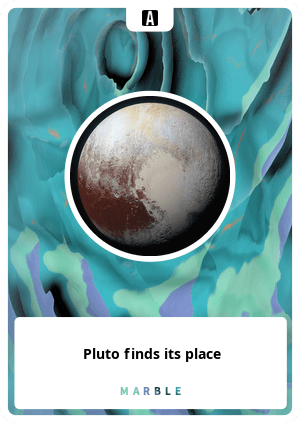Pluto finds its place