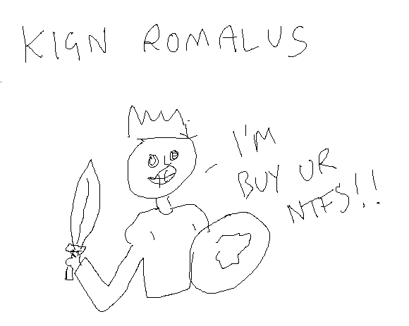King Romulus Portrait