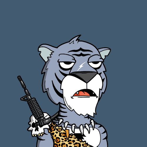 Grouchy Tiger Social Club #6196