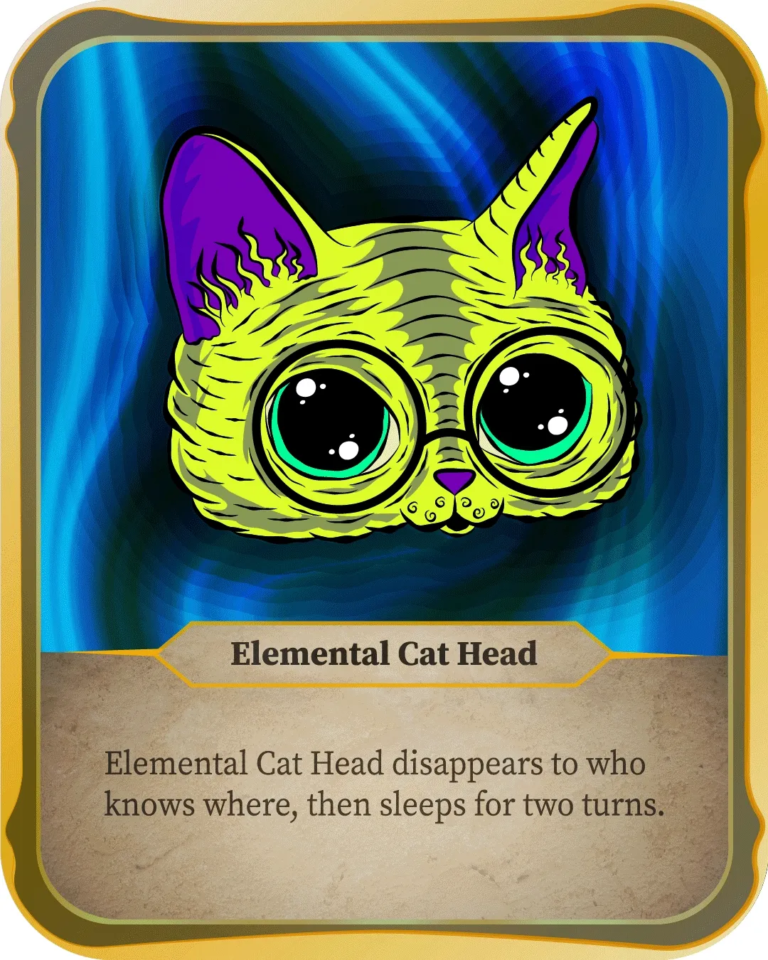 Elemental Cat Head