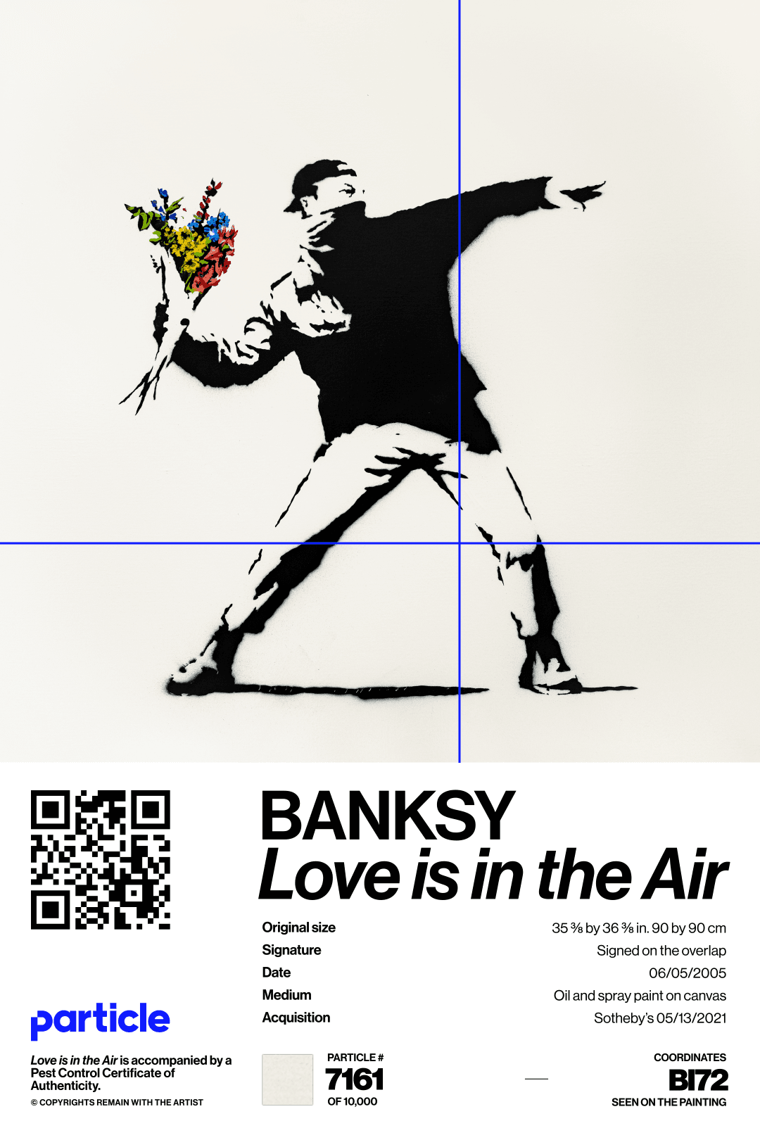 Banksy | Love Is In The Air #7161