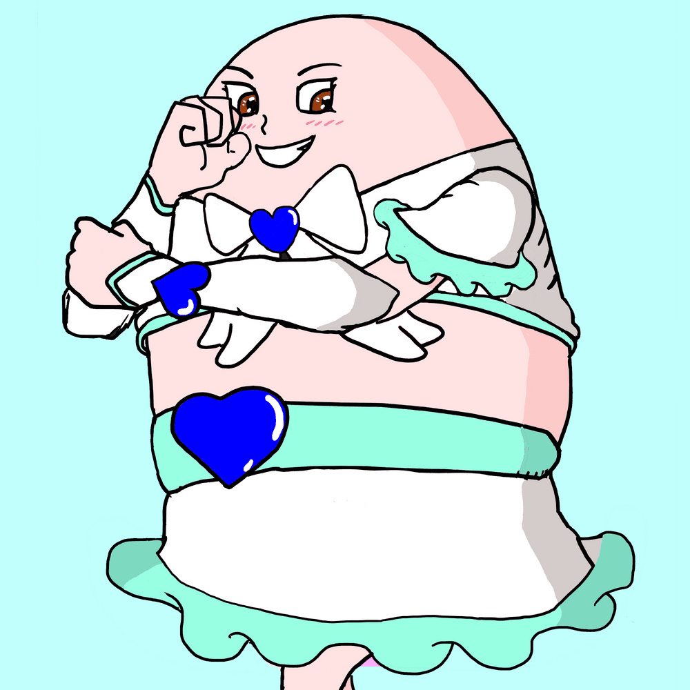 Love Warrior Humpty Dumpty 愛の戦士ハンプティダンプティ Tomyam Illustration Opensea