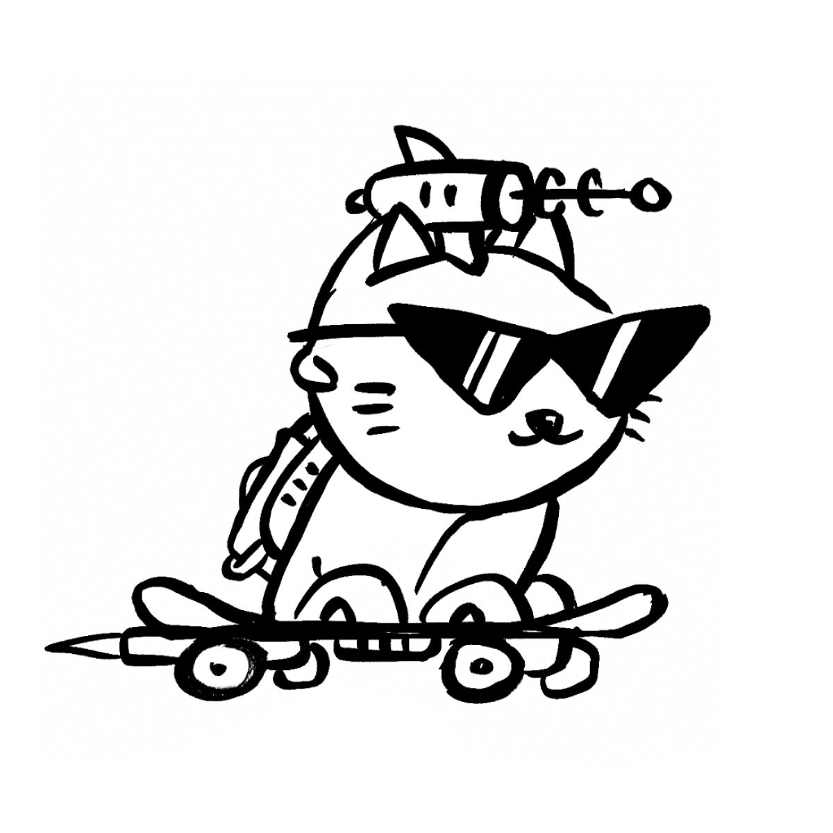 Skate Kittyboto