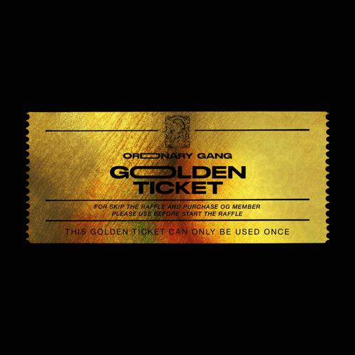Golden Ticket #01 Already used