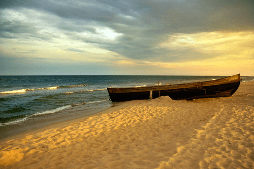  #7: Fishing Boat at Sunset