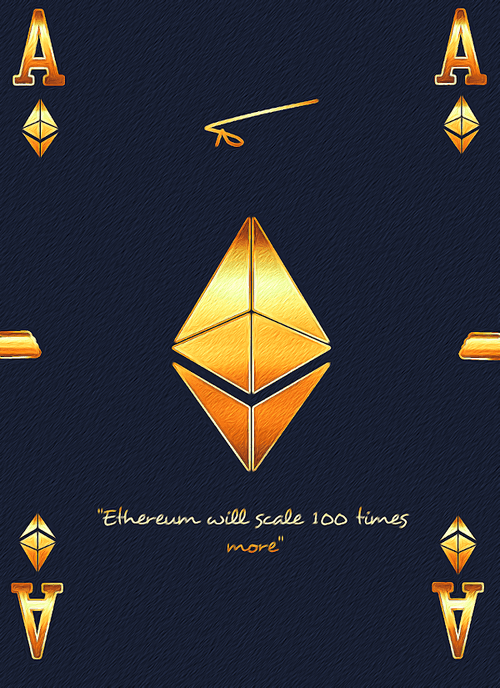 Ace of Ethereum Gold - Wise Cards #2/30