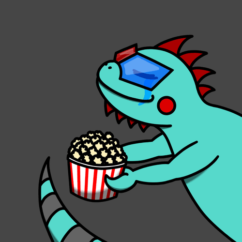 Chubby Lizard #6 【Popcorn】