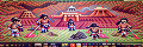 #42 The samurai are vaccuming the teotihuacán