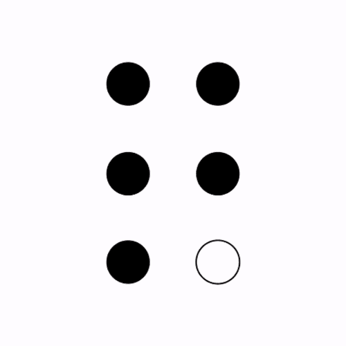 Braille Cell: Q