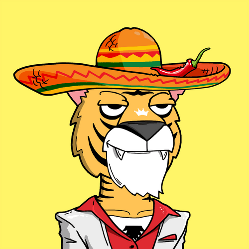 Grouchy Tiger Social Club #960