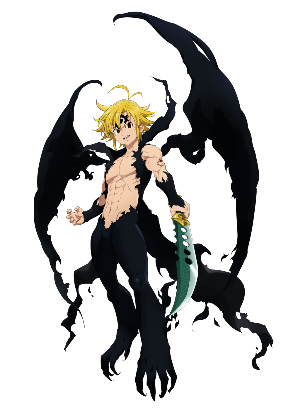 68 Meliodas demon - The 7 deadly sins NFT collection | OpenSea