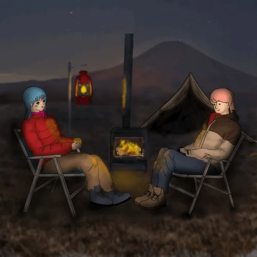 #92 Camping scene Cool girls × The city