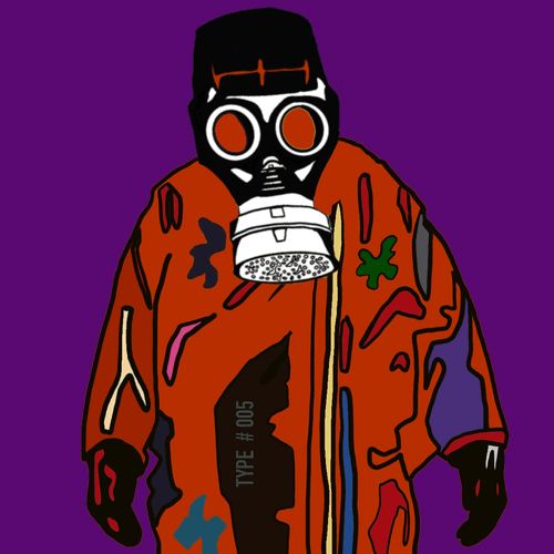 GAS MASK the upper half TYPE ＃005