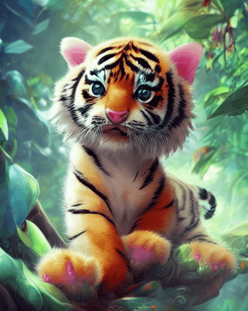 Cute Baby Tiger 052