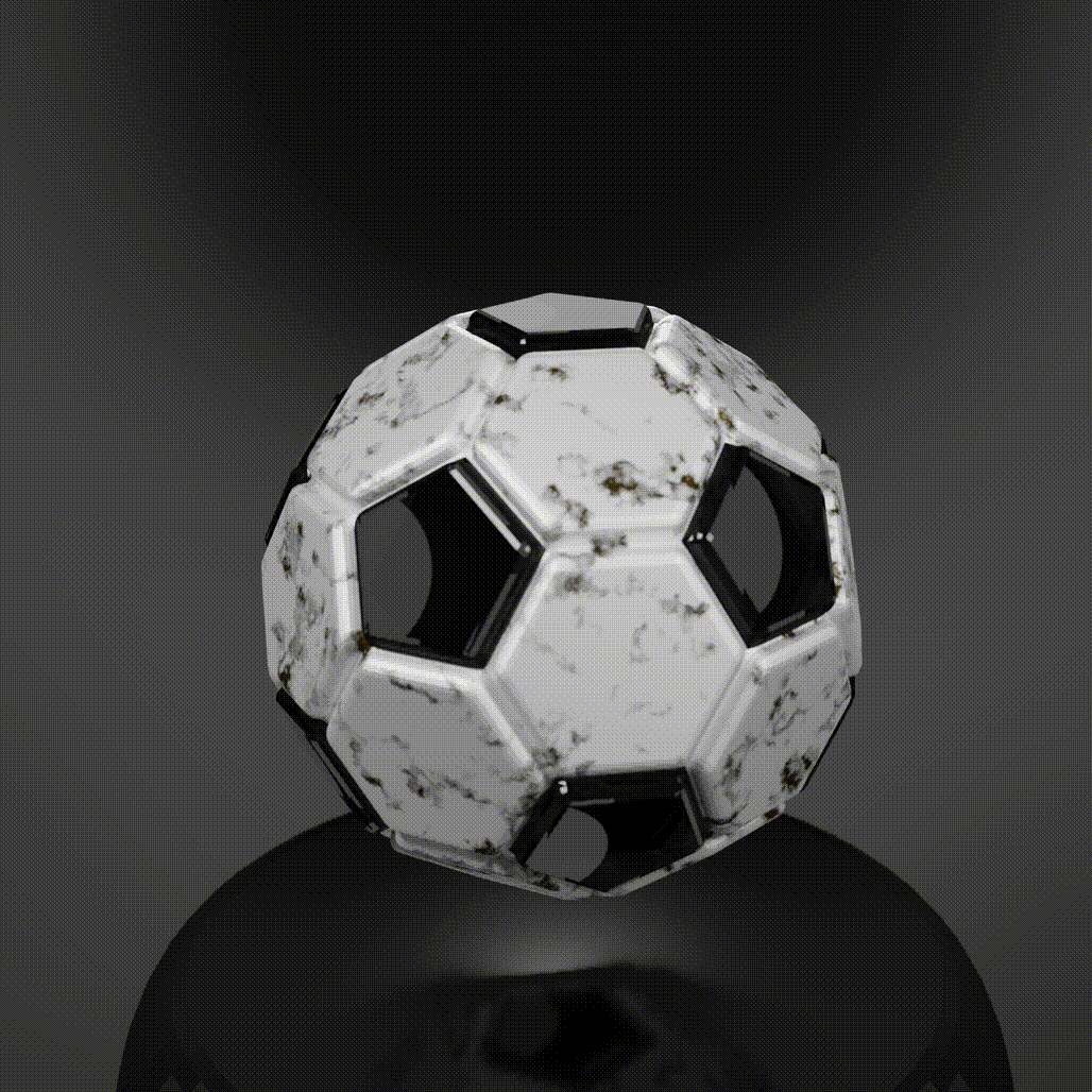 Soccer Ball Gemstone