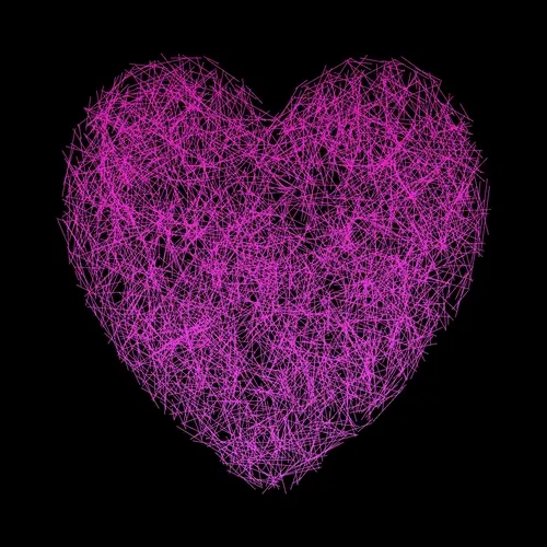 Line Hearts