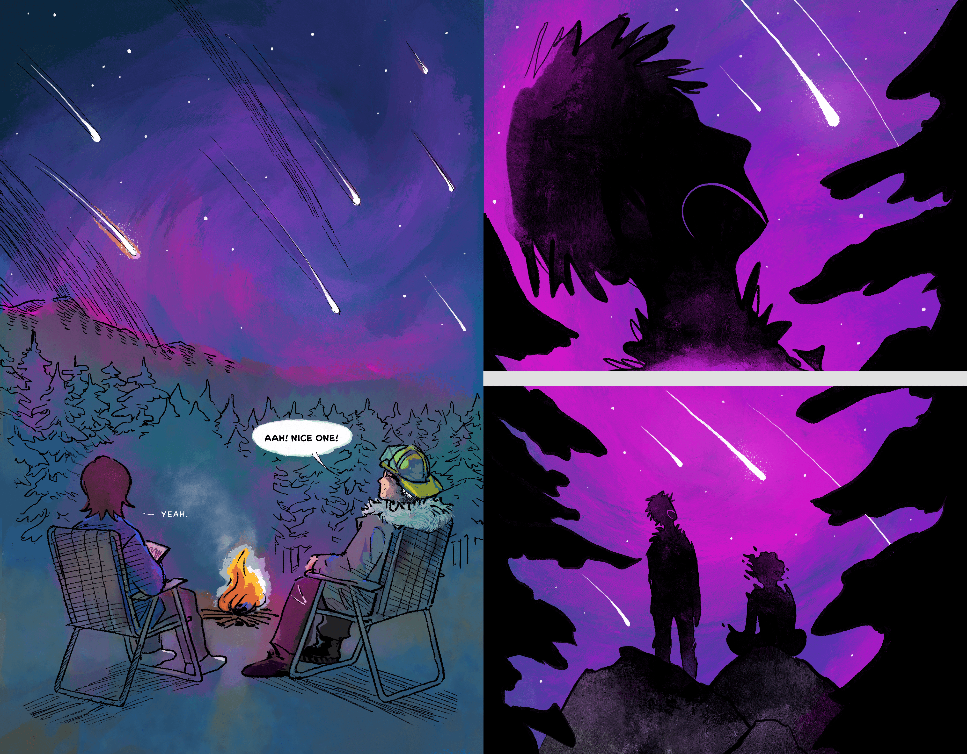 "Meteor Shower" — Ghxsts Comic Chapter 1