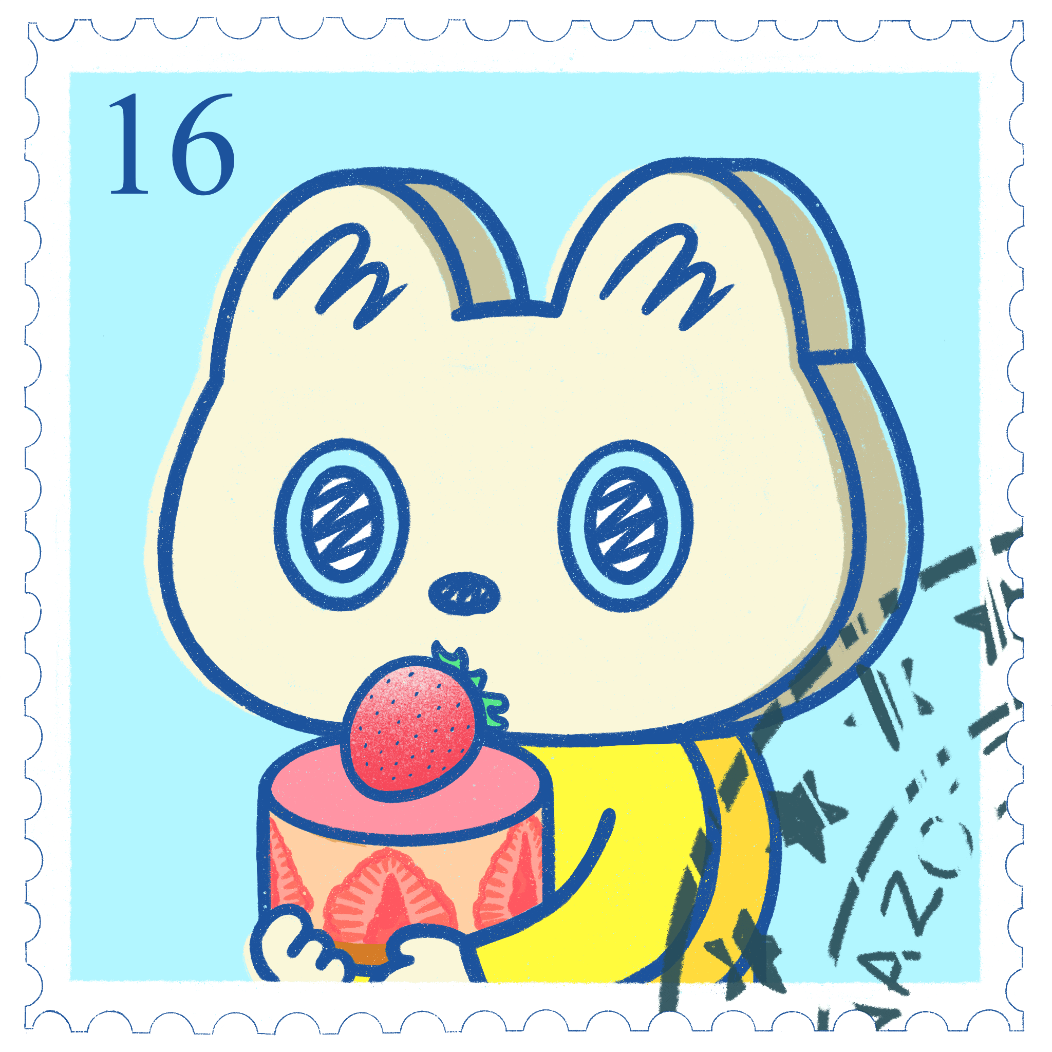 BA Stamp#16 (6666 Follower Commemorative Stamp)