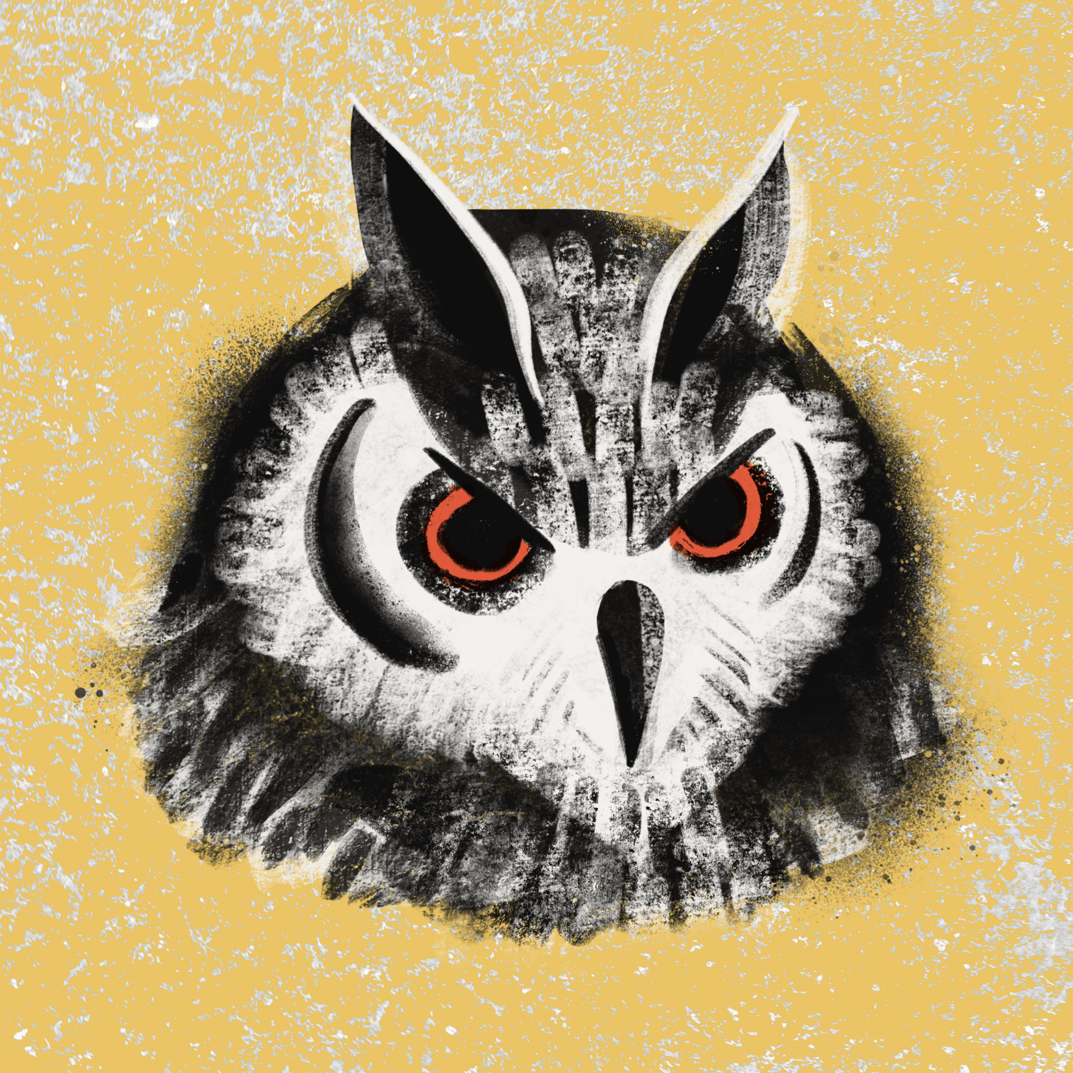 horned owl #067