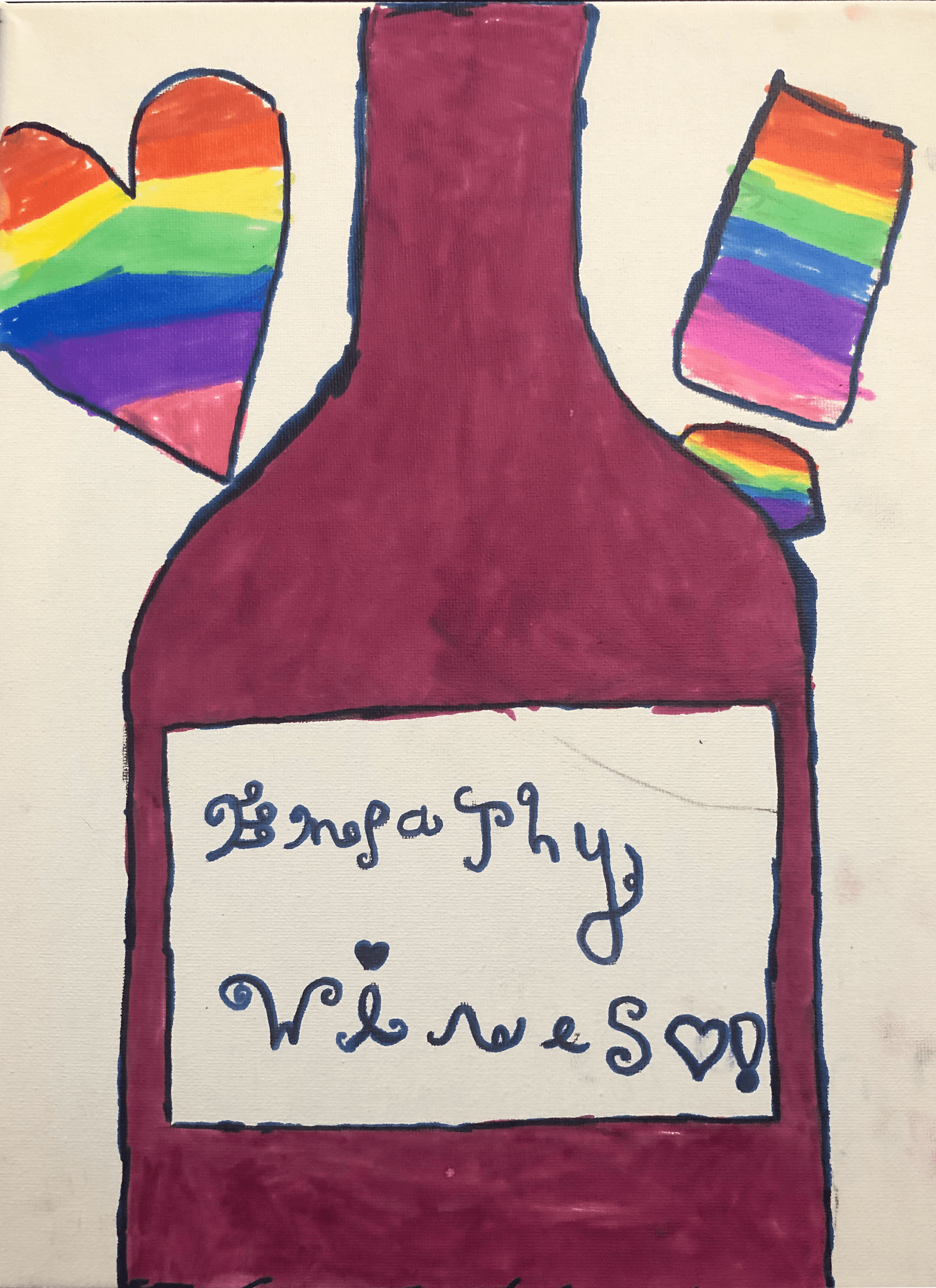 Empathy Wines Painting NYC 2019 by Logan Cimins 