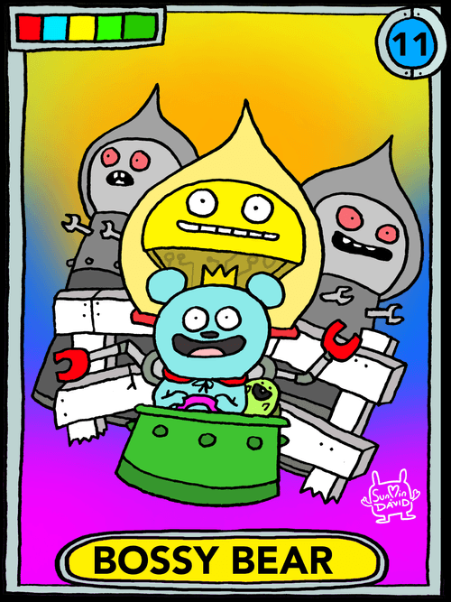 BOSSY BEAR CARD