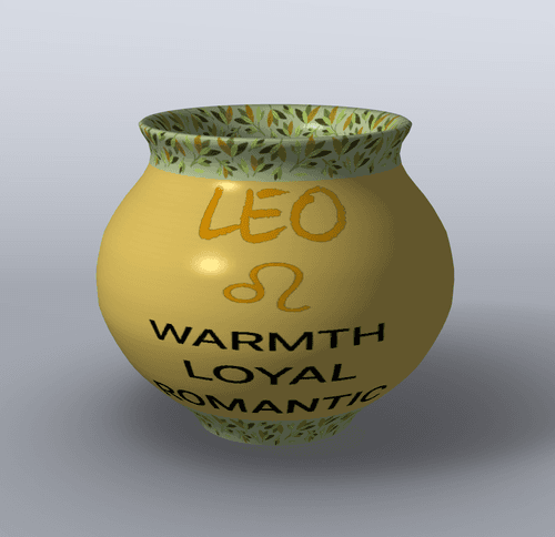 Zodiac Ceramics: LEO