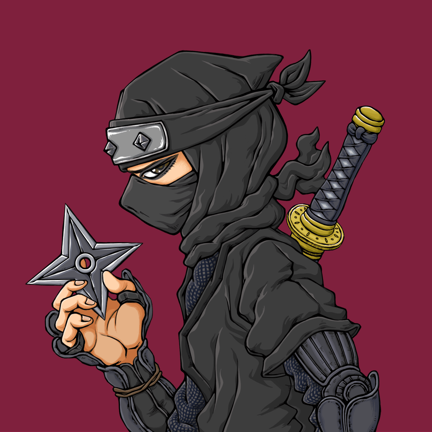 Crypto Ninja ＃001 FanArt
