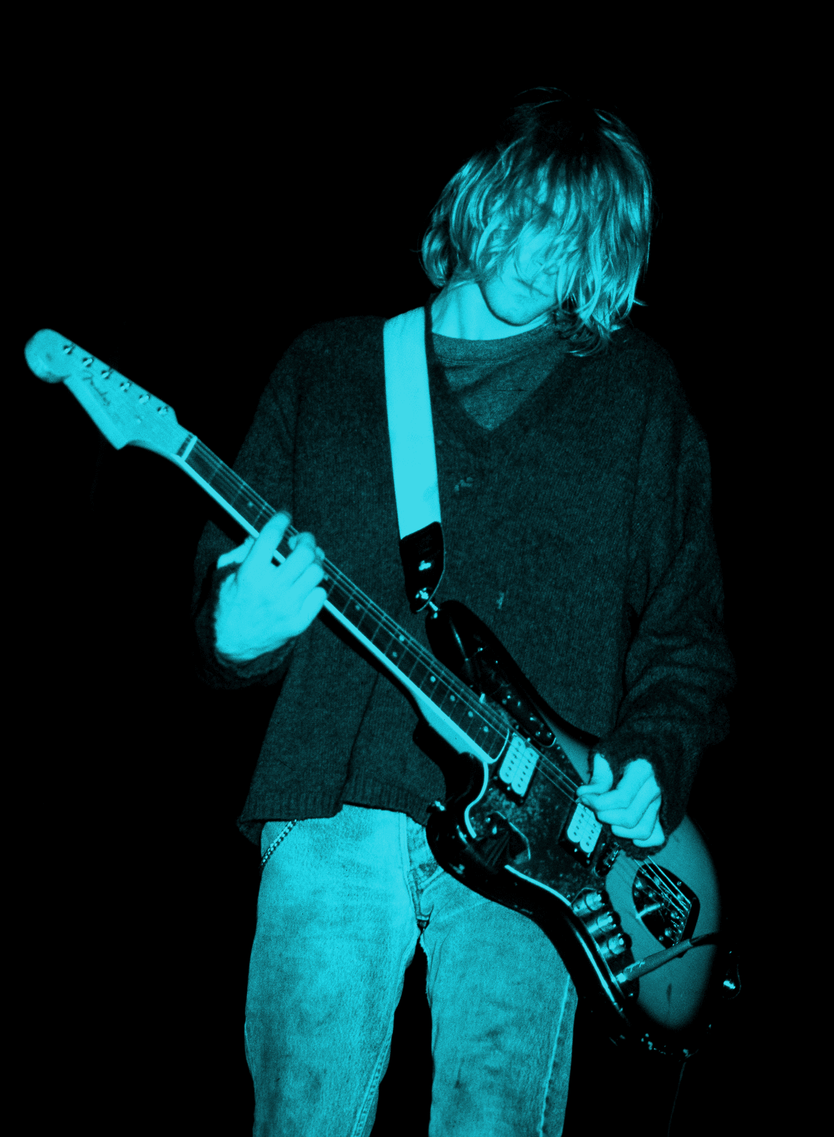 Kurt Cobain - Lithium - Baby Blue